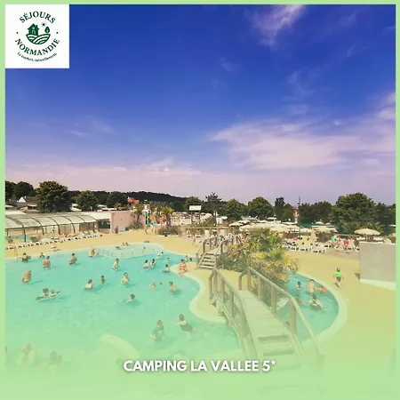 Campingplatz Sejour Normandie - - Mobilhome Confort 3ch-6p Avec Clim Et Tv - 5 Etoiles - H335 *
