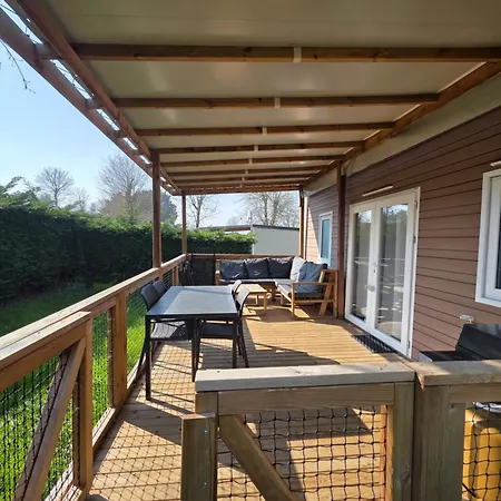 Sejour Normandie - - Mobilhome Confort 3ch-6p Avec Clim Et Tv - 5 Etoiles - H335 Campingplatz