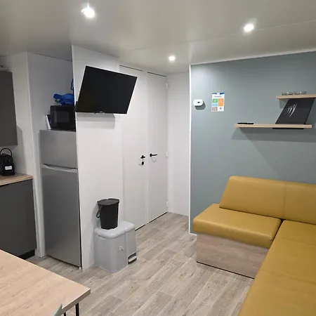Sejour Normandie - - Mobilhome Confort 3ch-6p Avec Clim Et Tv - 5 Etoiles - H335 Campingplatz *